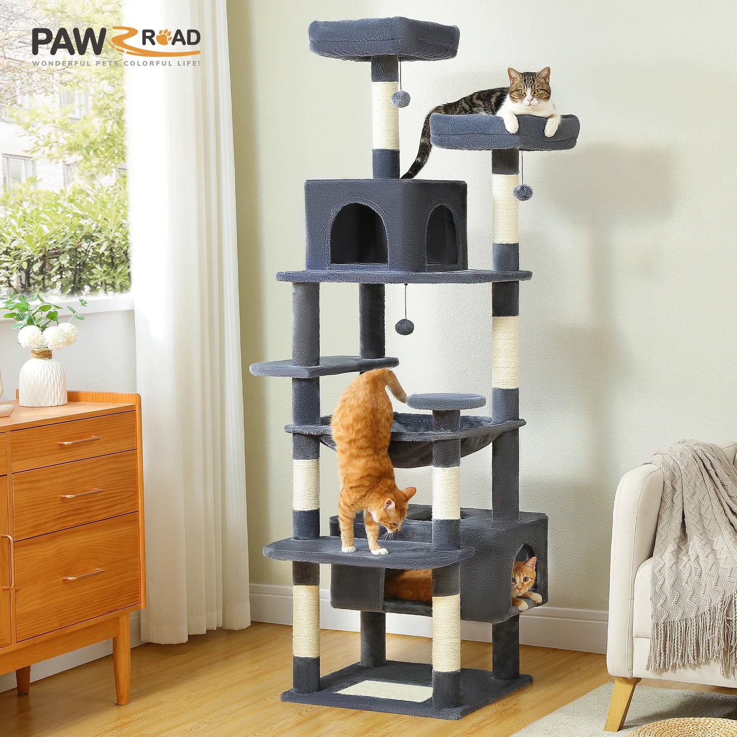 Furbn Loft Tower - The Modern High-Rise for Cats Who Rule the Room